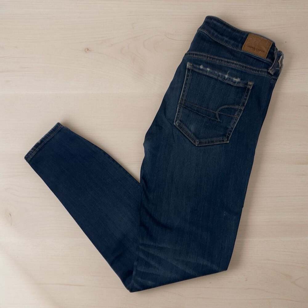 American Eagle Outfitters Dark Blue Skinny Jeans